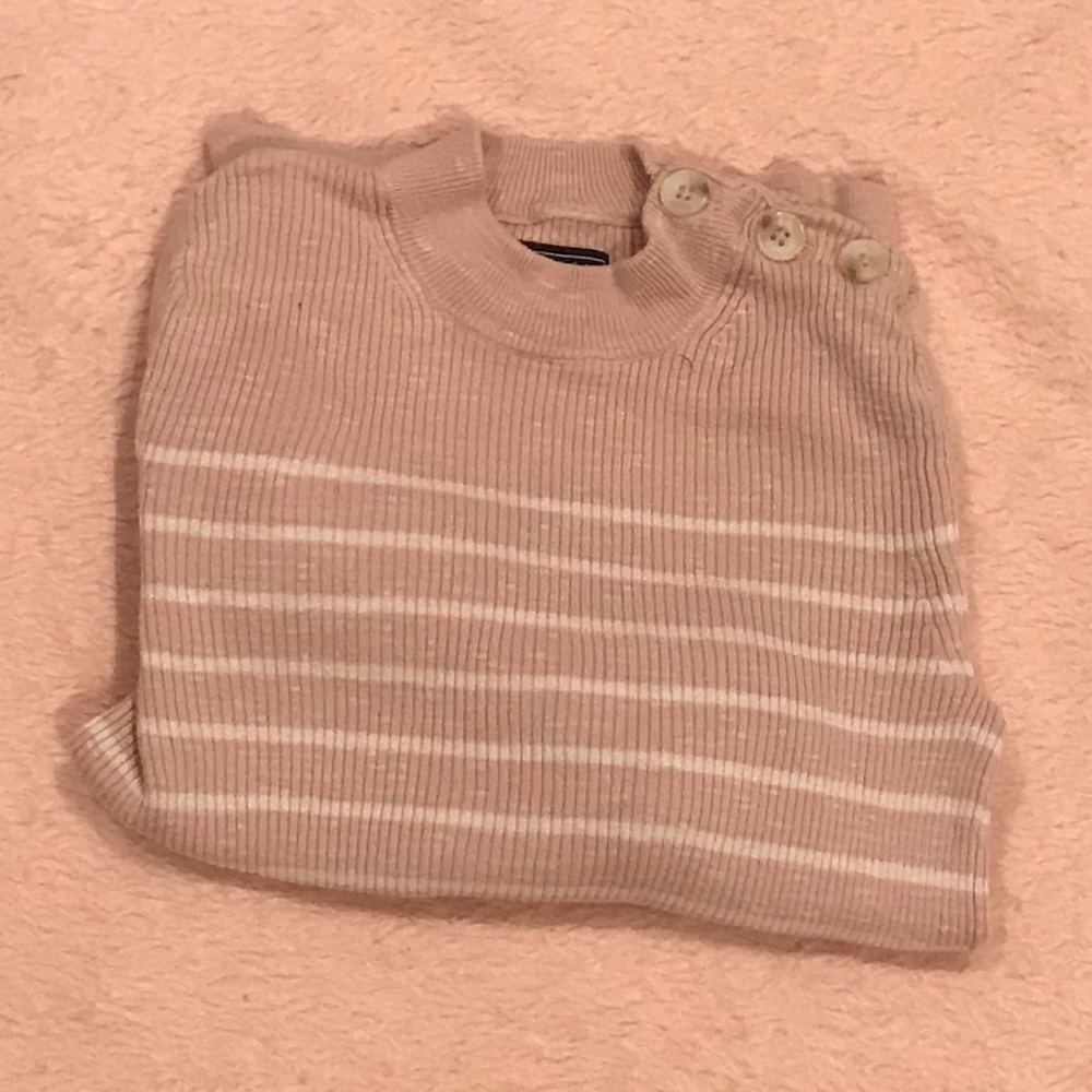 Long sleeve tight fitting sweater